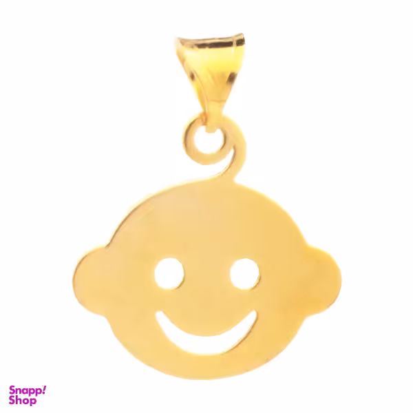 آویز گردنبند طلا 18 عیار زنانه شمیم گلد گالری طرح نوزاد مدل DP62