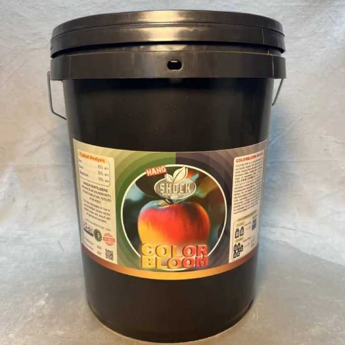 کود مخصوص رنگ آوری سیب شوک اصل آمریکایی گالن 20 لیتری (پس کرایه)