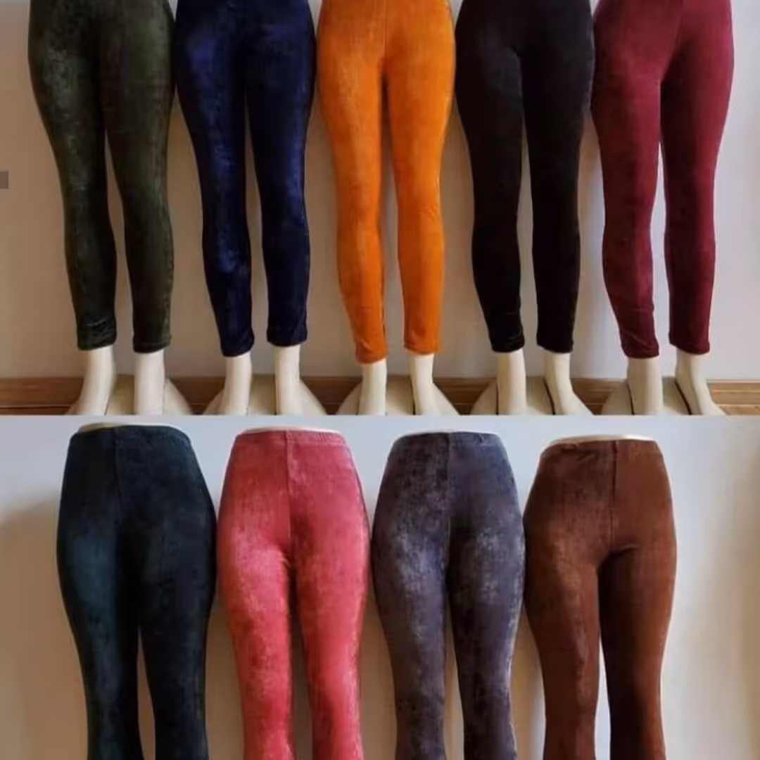 شلوارمخمل روباهی رنگ دارچینی موجودازسایز36تا50 فری سایز