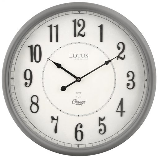 ساعت دیواری چوبی مدل BRYSON کد W-263 رنگ GRAY.NEW