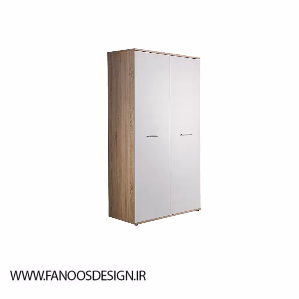 کمد لباس 2 درب لولایی سایز 191*90*55 کد 1203