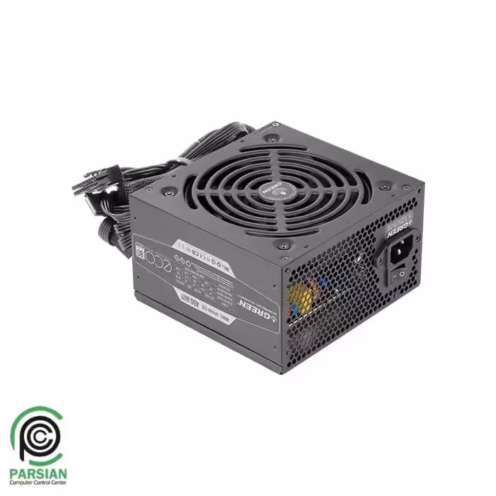منبع تغذیه کامپیوتر گرین مدل GP450A-ECO Rev3.1