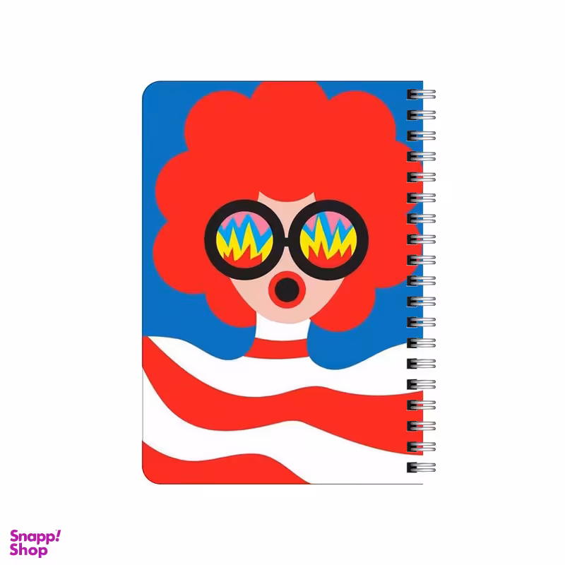 دفترچه یادداشت 80 برگ بامبیلیپ مدل چوبی طرح دختر کد 5367254