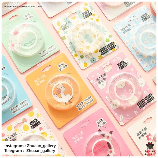 چسب دو طرفه شفاف فانتزی