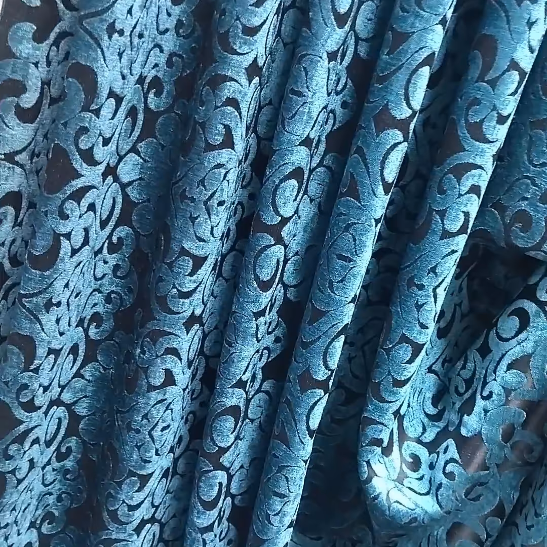 مخمل گلدار عرض 280  تک رنگ(بصورت متری)