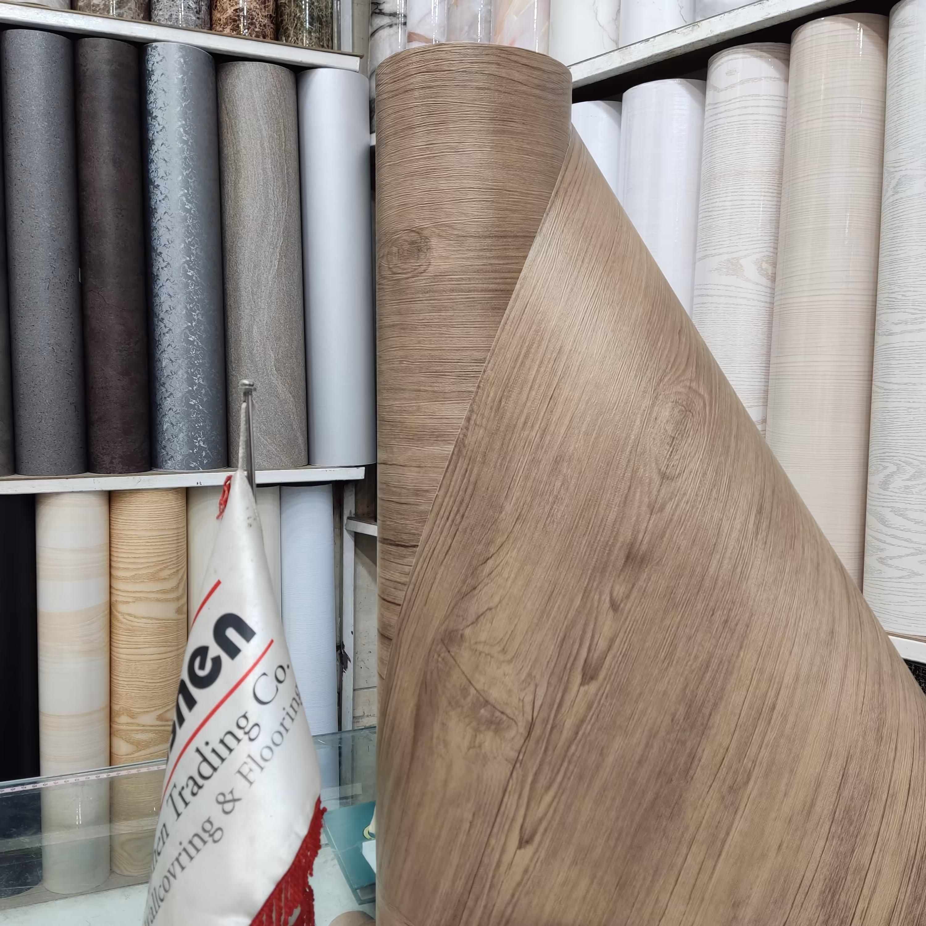 برچسب طرح چوب mdf (3)عرض60سانت(رول5متری)