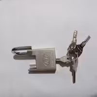 قفل آویز لاکچری 50 حفاظ دار 4 کلیده ناودانی