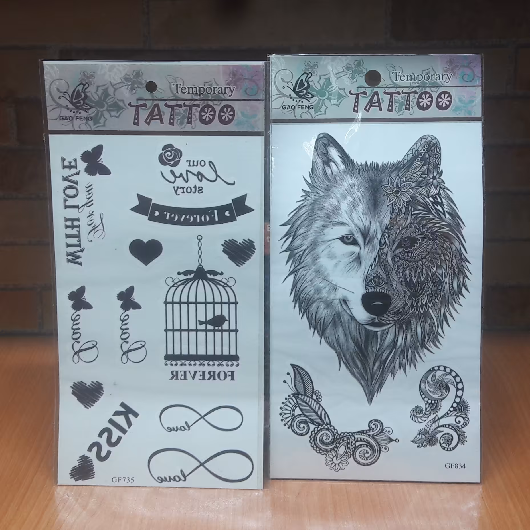 برچسب تتو غیر دائم