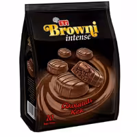 مینی کیک براونی اینتنس با مغز و روکش شکلاتی 10 عددی 160 گرم اتی