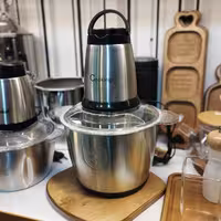 خردکن 3 لیتری برند کوکینگ  اصلی 650 وات مخزن استیل 4 تیغه دو زمانه 