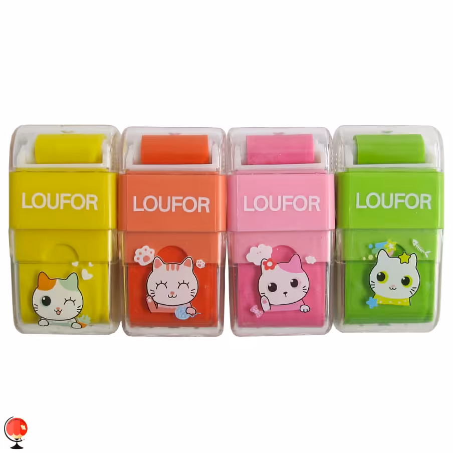 پاک کن فانتزی غلطک دار طرح گربه