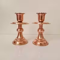 ست دو عددی شمعدان مسی نانو شده