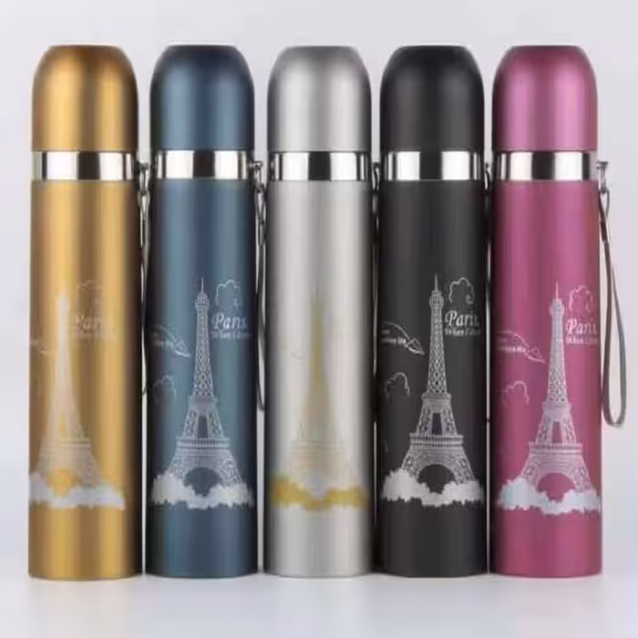 فلاسک طرح ایفل گنجایش نیم لیتر