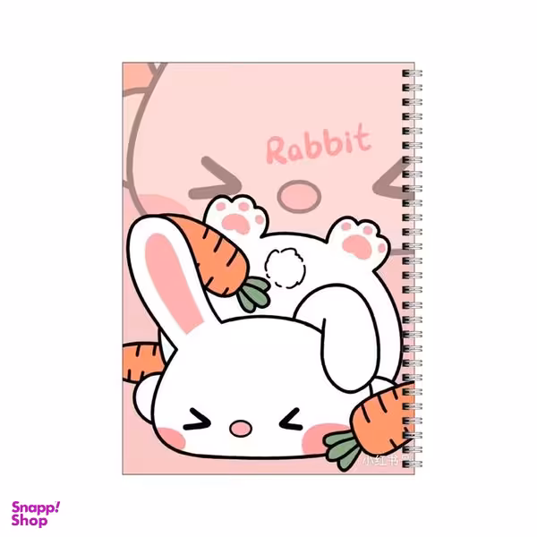 دفتر مشق 50 برگ بامبیلیپ طرح خرگوش و هویج کد 5021752