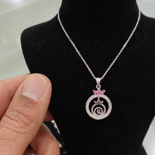 گردنبند نقره طرح انار مخصوص یلدا کد 333