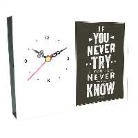 ساعت رومیزی YOU NEVER طرح AL 9