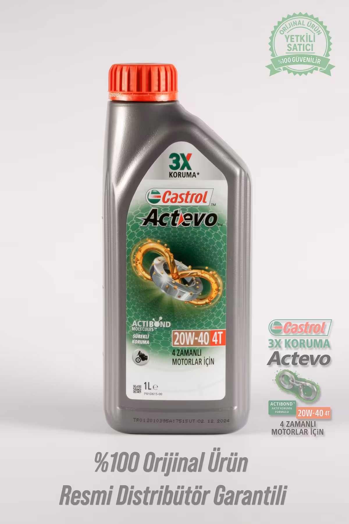 روغن و مکمل موتور ACTEVO 20W 40 4T ACTIBOND CASTROL Castrol