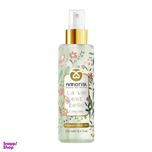بادی اسپلش زنانه آموریست مدل La vie est belle حجم 250 میلی لیتر
