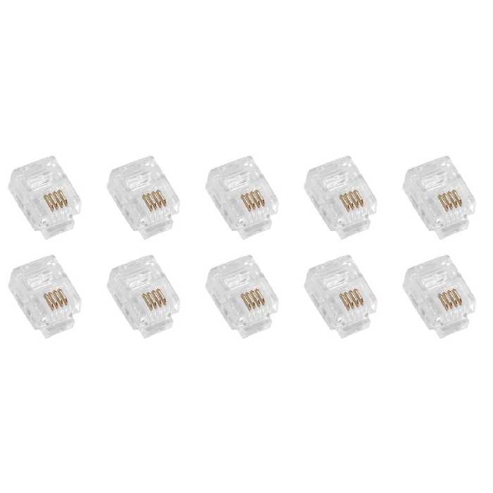 سوکت تلفن RJ11 کد HJ32 بسته 10 عددی