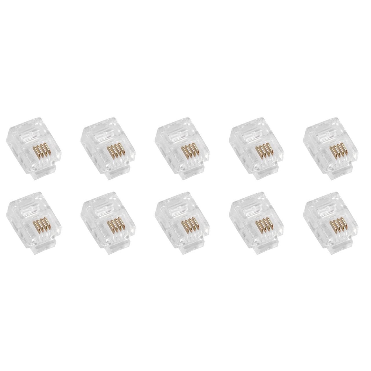 سوکت تلفن RJ11 کد HJ32 بسته 10 عددی