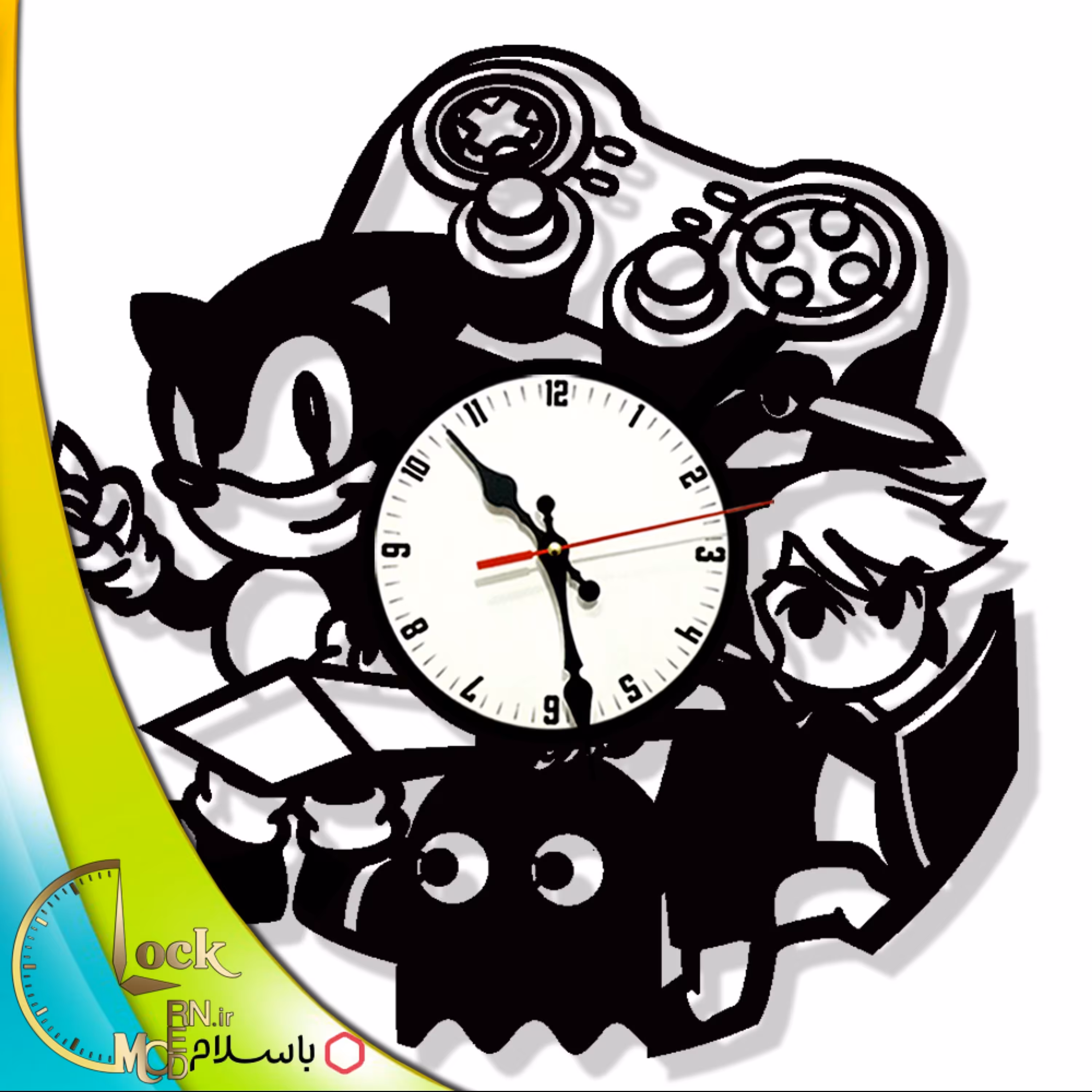 ساعت دیواری طرح کودکانه کد 756