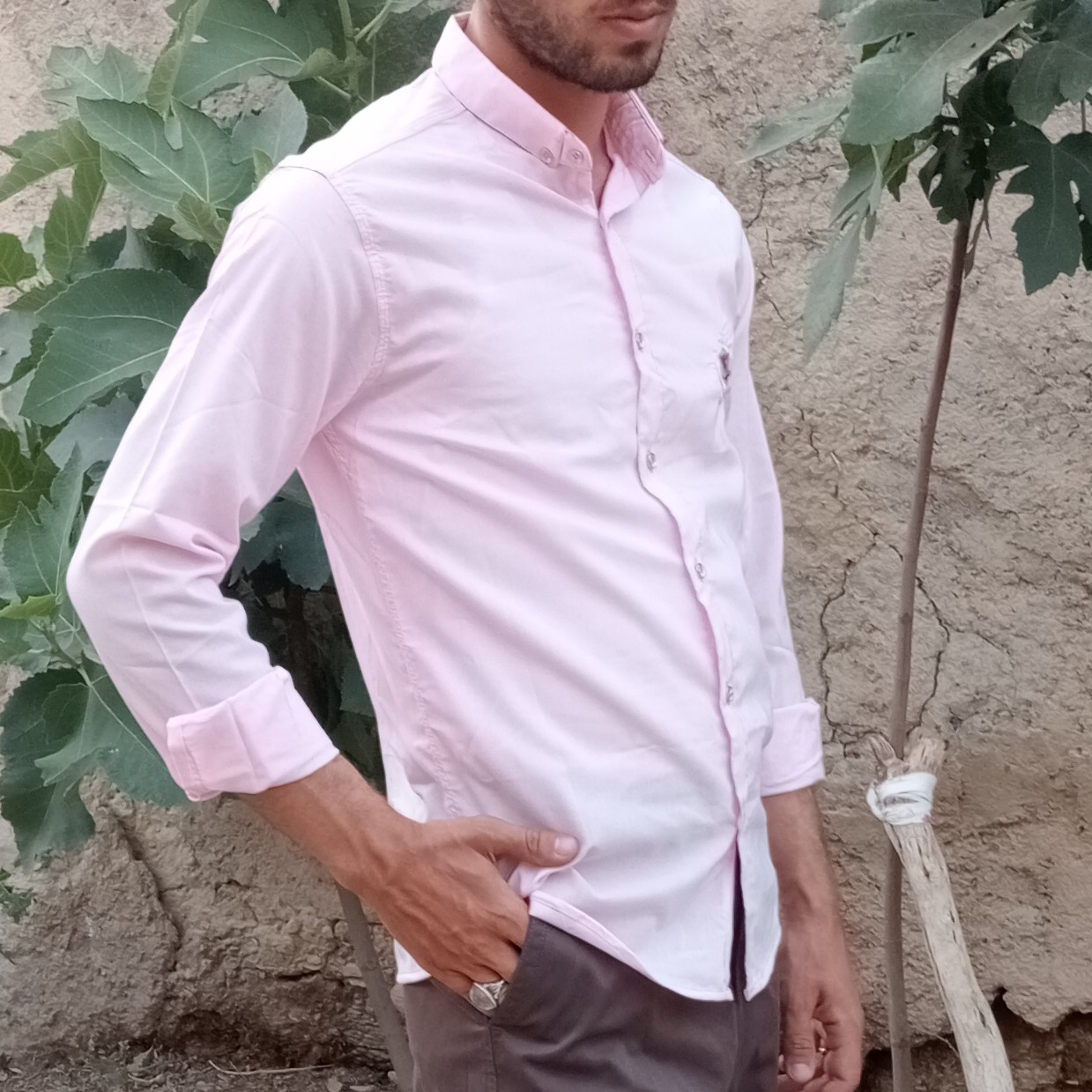 پیراهن مردانه صورتی
