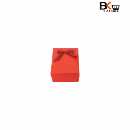 باکس کادویی نیم ست ساده کد 89 رنگ قرمز