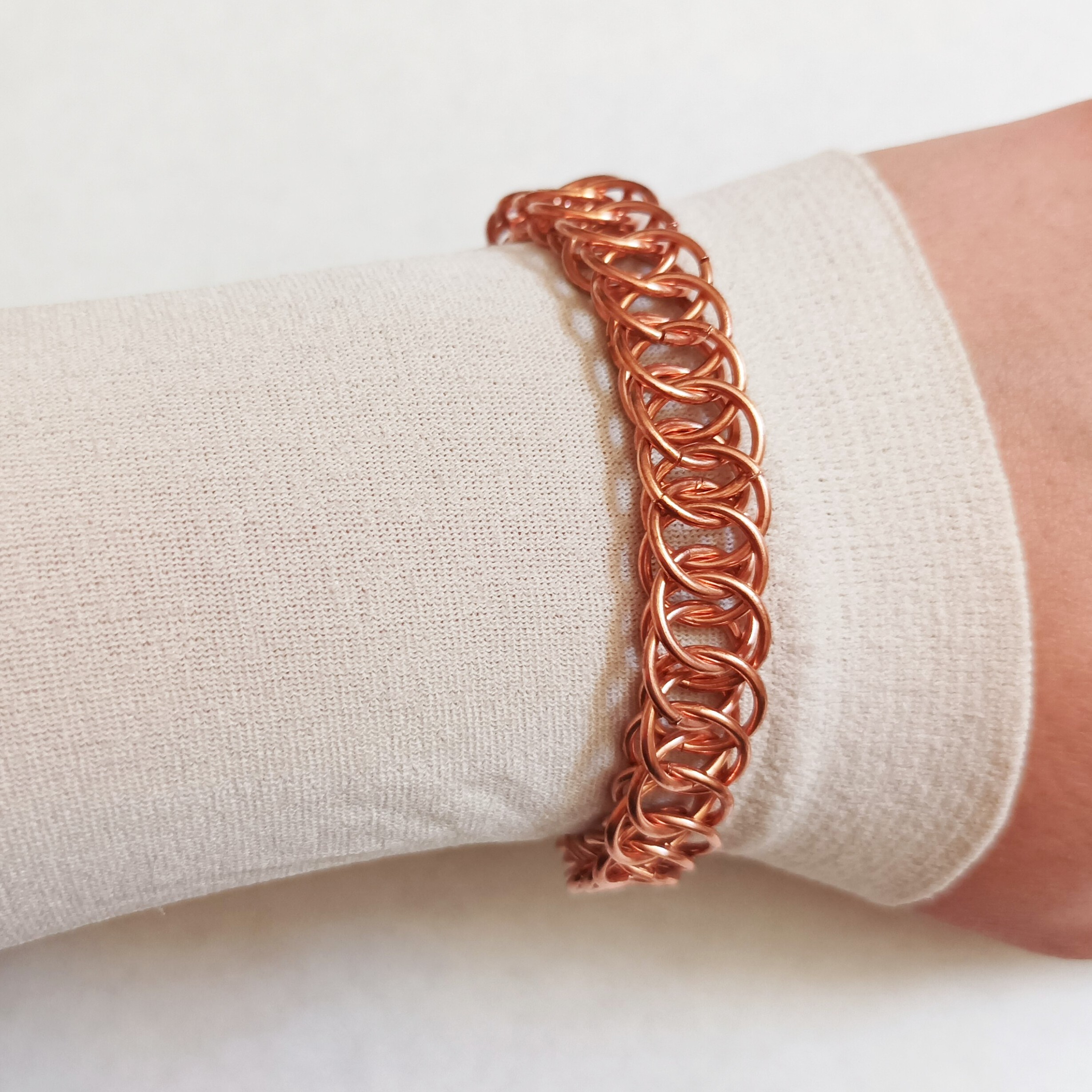 دستبند مسی طرح رولکس کد 6