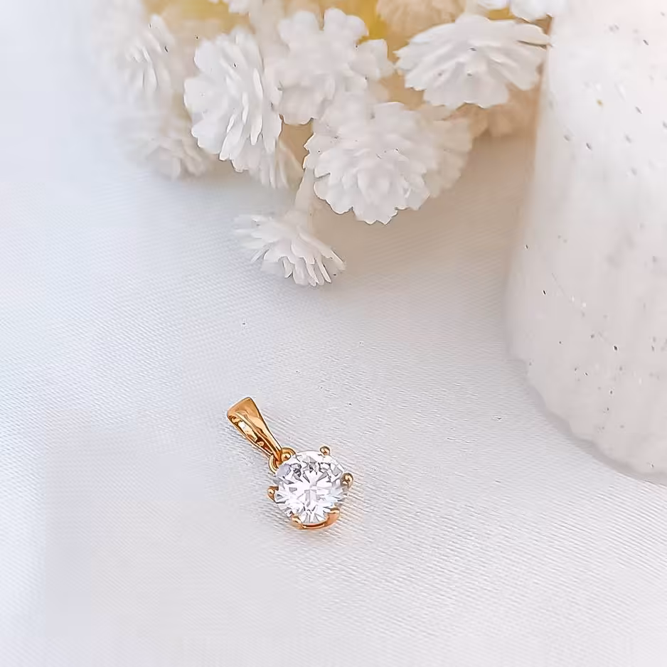 پلاک ژوپینگ گردنبند ژوپینگ مدل نگین ضد حساسیت کیفیت عالی آبکاری طلا اکسسوری زنانه و دخترانه 