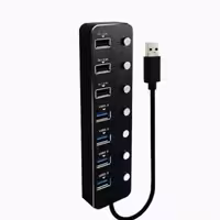 هاب 7 پورت USB 3.0 کلید دار کی نت K-HUAMH107