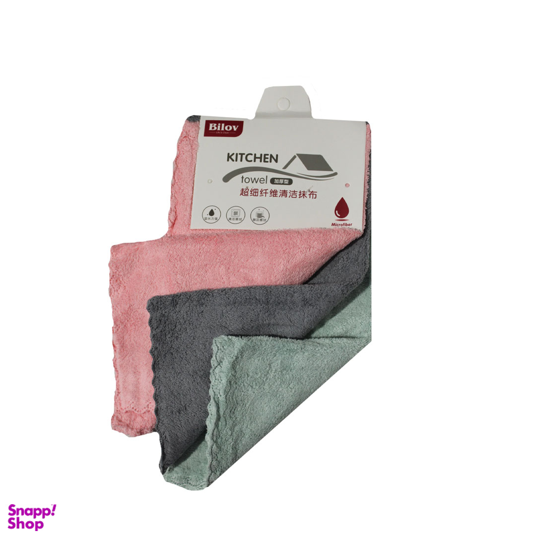 دستمال آشپزخانه مدل M-IMA_6123 مجموعه 3 عددی