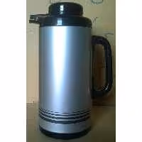 فلاسک 1.6 لیتر بدنه فلزی سرپیچ طرح دار شیشه سفید رجال - طرح 5 