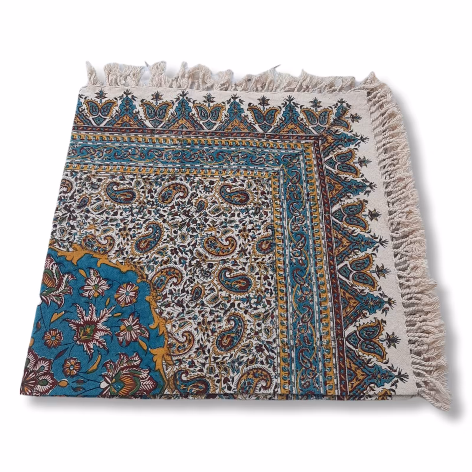 سفره قلمکاری 80×80طرح ترنج مادر و بچه اعلا