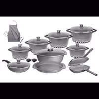 سرویس قابلمه 20 پارچه برند اونلی وان رنگ طوسی 