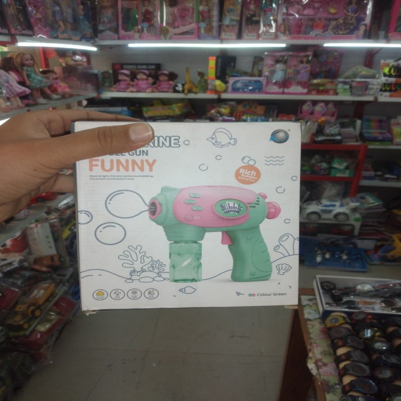 اسباب بازی حباب ساز موزیکال رنگ سبز