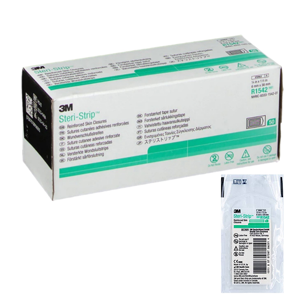 چسب بخیه 3M مدل Steri Strip 1542 سایز 38*6 میلی‌متر