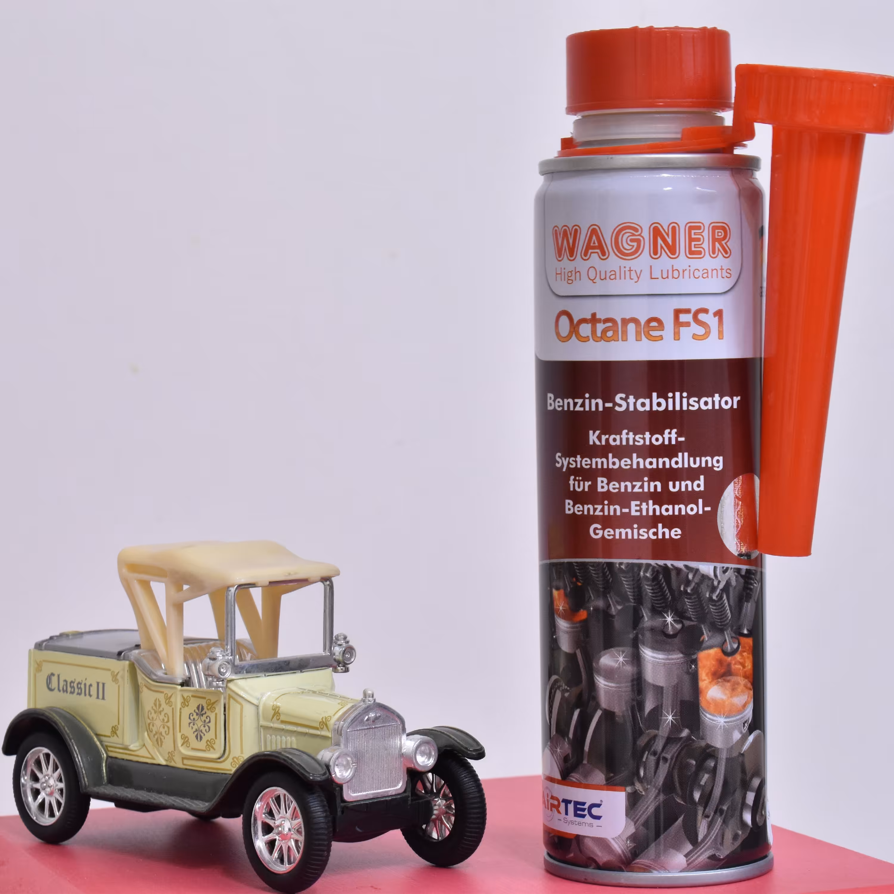 اکتان بوستر وگنر،جلوگیری از یخ زدن آب همراه بنزین،مانع زنگ زدگی داخل باک و تمیز کننده جرم در سیستم سوخت خودرو،ساخت آلمان