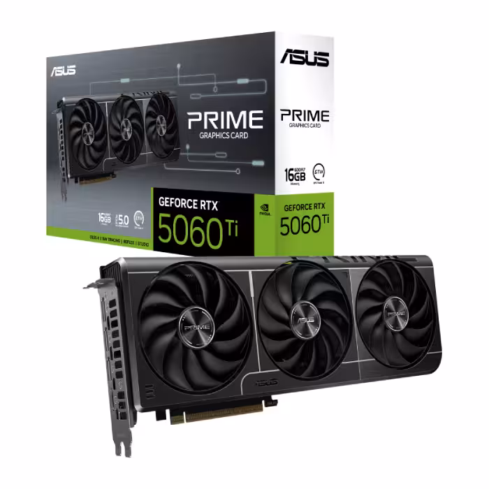 کارت گرافیک ایسوس مدل PRIME GeForce RTX 5060 Ti 16GB GDDR7