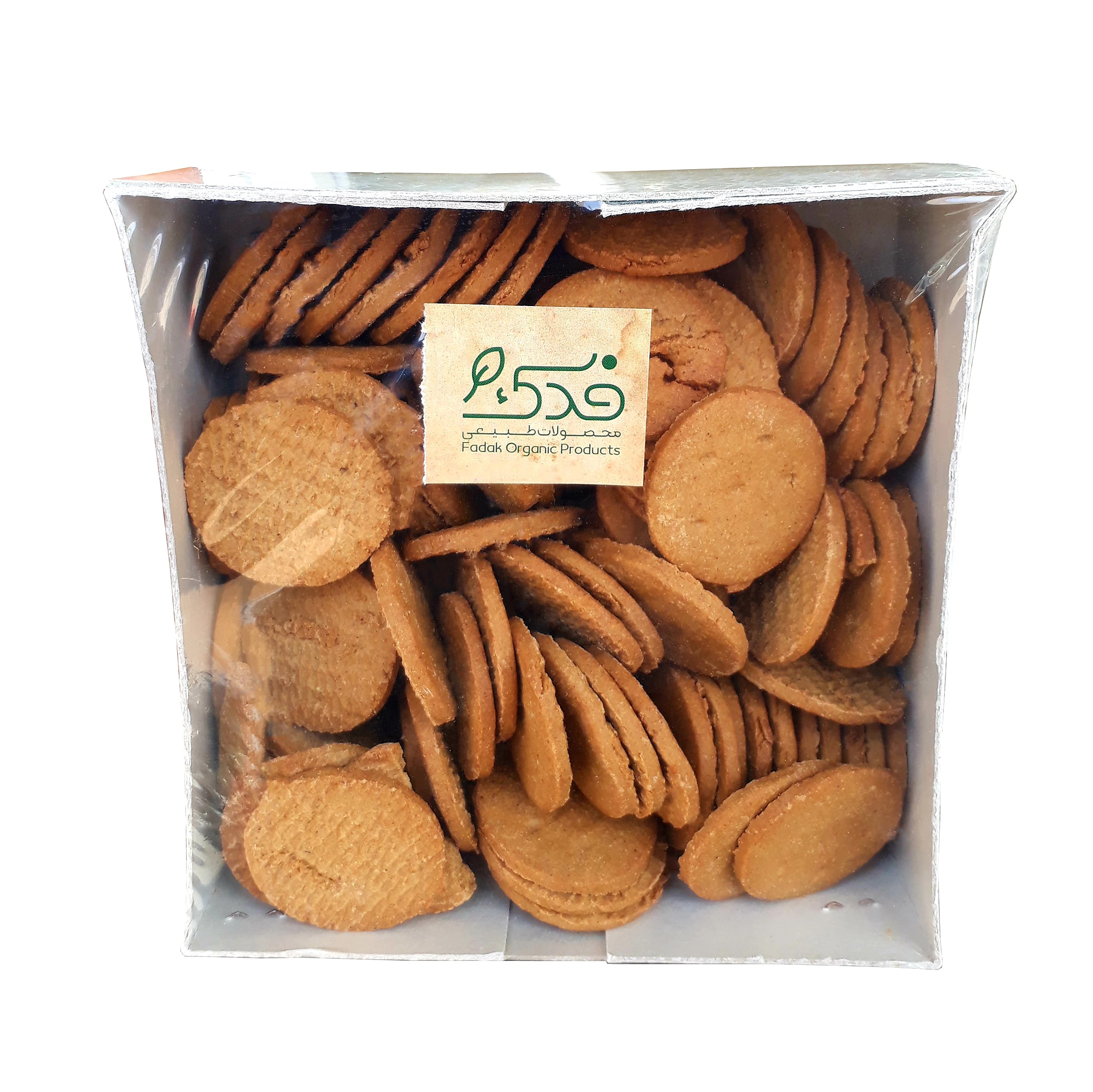 بیسکوئیت سکه ای طبیعی 5ستاره فدک ( 500 گرم )