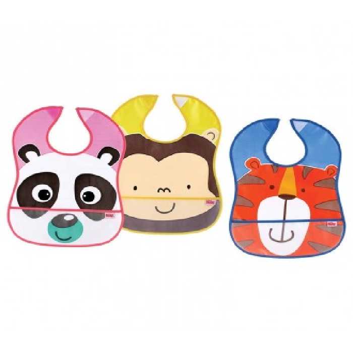 پیشبند جیب دار چسبی نوبی Nuby Waterproof Bib