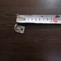 بست گونیا -گونیا کابینت و کمدفلزی دو سوراخ سایز کوچک ورق 2 بسته 20 عددی