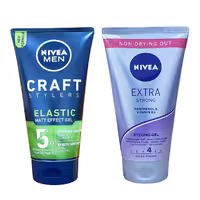 ژل مو نیوآ مدل EXTRA STRONG 4 حجم 150 میلی لیتر به همراه ژل مو نیوآ مدل ELASTIC 5 حجم 150 میلی لیتر