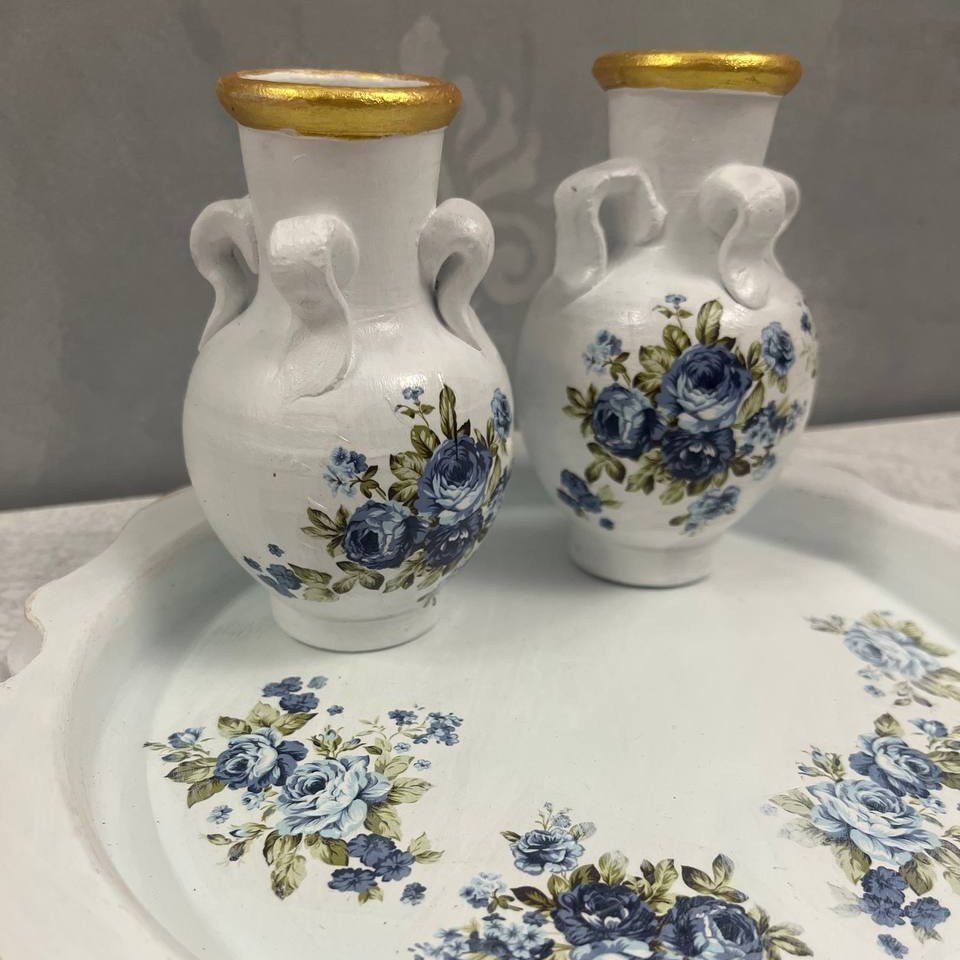 سینی و کوزه دسته دار