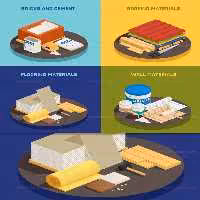 وکتور ایزومتریک ساختمان سازی | گرافیک با طعم تربچه