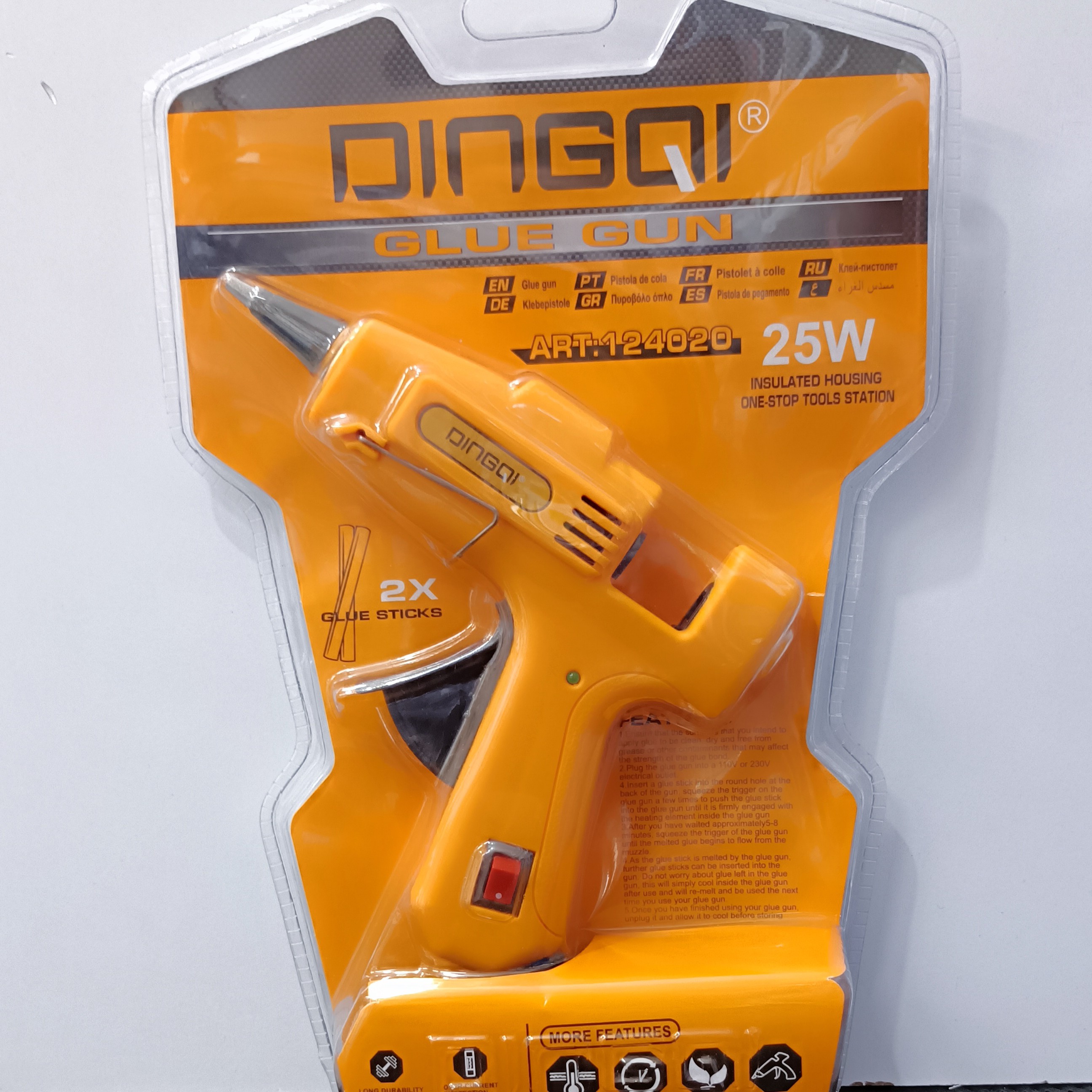 دستگاه چسب تفنگی، حرارتی  دینگی