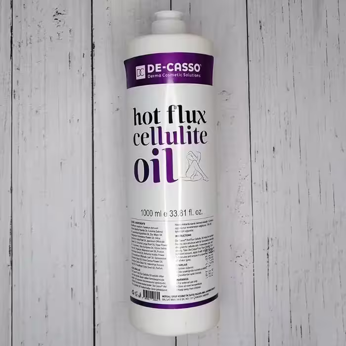 روغن هات فلاکس ضد سلولیت دکاسو 1000 میلی لیتر
De-casso Hot flux anti-cellulite oil 1000 ml