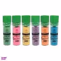 پودر رنگ رزین اپوکسی اوریران مدل GLITTER Powder حجم 15 میلی لیتر بسته 6 عددی