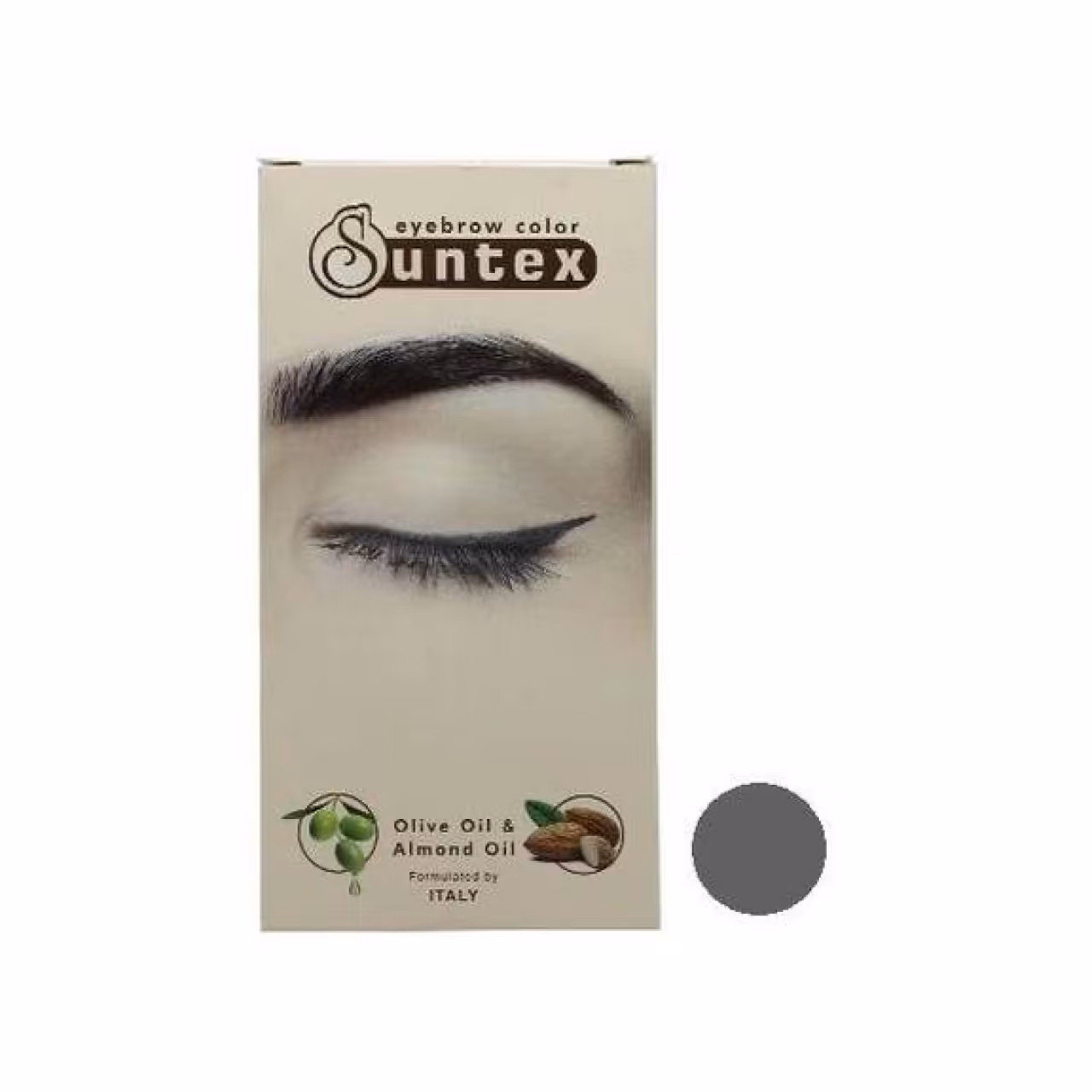 کیت رنگ ابرو سانتکس (Suntex) شماره C7-E8.1 رنگ بلوند دودی روشن حجم 30 میلی‌لیتر