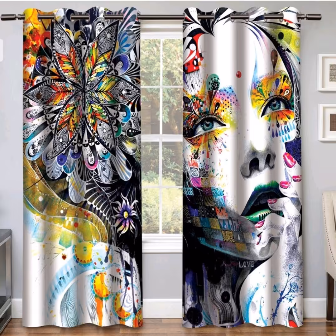 پرده مخمل دکوری پارت 6