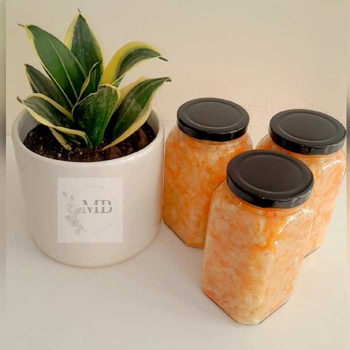 کلم ترش(ساورکرات)مخلوط با هویج